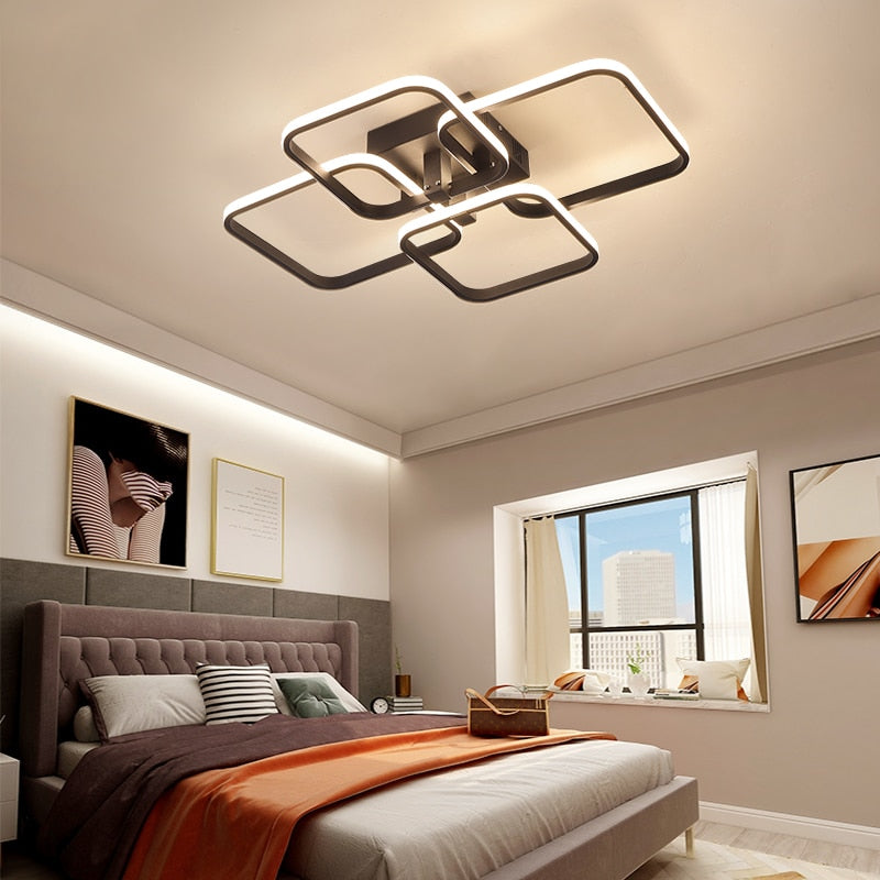 SkandiShop Square Circel Rings Ceiling Lights